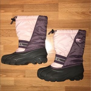 Sorel Flurry Snowboots youth Sz 3